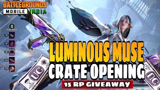 😱 OMG  NEW LUMINOUS ULTIMATE SET WITH NEW UPGRADABLE M762 WITH ONHIT EFFECT CRATE OPENING IN BGMI [upl. by Jer]