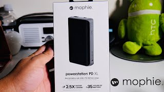 Mophie Powerstation PD XL Unboxing Type C 18W Fast Charge amp 10050 Mah [upl. by Albie]