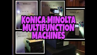 Konica Minolta Bizhub Multifunction Machines Review Hindi [upl. by Ellehsat]