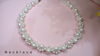 How to make a necklace easily [upl. by Cherise]