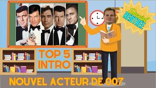 Top 5  Introduction du nouvel acteur de James Bond spécial rentrée [upl. by Yelyah]