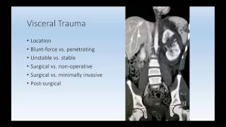 2016 AOCR Radiology Case Review Interventional Radiology  Management of Visceral Trauma [upl. by Nitniuq]