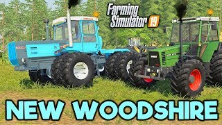 THE PATH OF DESTRUCTION  New Woodshire  Farming Simulator 19 [upl. by Einnok13]