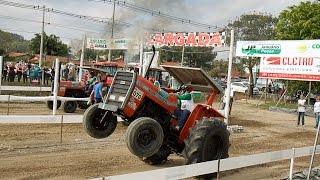 Arrancada de Tratores 2016 Festália TURVO SC [upl. by Ynaffi]