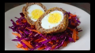 HOW TO MAKE SCOTCH EGGS  EASTER RECIPE [upl. by Bolan]