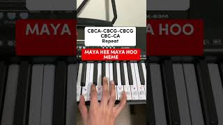 Maya Hee Maya Hoo Meme Piano Tutorial [upl. by Euginimod441]