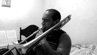 Um dia de domingo  Trombone [upl. by Ellimaj]