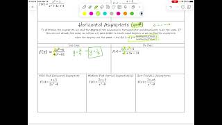 Horizontal Asymptote [upl. by Eenahpets]