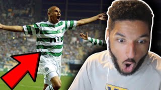 American FIRST REACTION to HENRIK LARSSON BEST GOALS FOR CELTIC FC [upl. by Hanimay506]