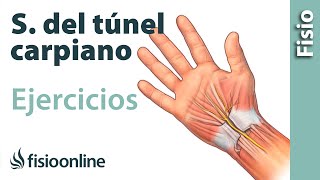 Túnel carpiano  Tratamiento con ejercicios automasajes y estiramientos [upl. by Herring]