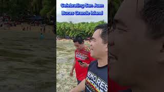 San Juan Celebration at Bucas Grande Island [upl. by Ydnew]