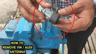 VW Scoda  Audi antenna remove just two minutes [upl. by Yssej]