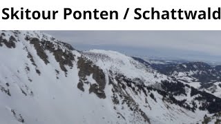 Skitour Tannheimer Tal  Ponten  Schattwald [upl. by Caron]