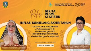 Berita Resmi Statistik BPS Provinsi Kepulauan Riau 1 November 2024 [upl. by Emlynne]