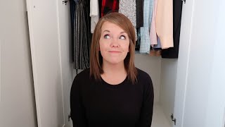 The EASIEST way to declutter clothes in my opinion  Quick amp Stress Free Closet Declutter [upl. by Nedah208]