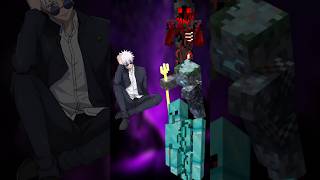 Gojo Vs Minecraft Mobs And Minecraft 🔥 enititys herobrine minecraft [upl. by Bertilla]