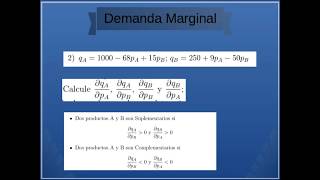 Demanda Marginal Con Derivadas Parciales [upl. by Sirraf]