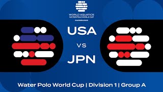 LIVE  USA vs Japan  Water Polo World Cup 2023  Group A [upl. by Casandra]