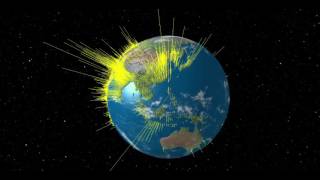 3D Globe of World Population Density [upl. by Name784]