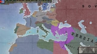 HOI3 Byzantine Empire in WW2 [upl. by Platto574]