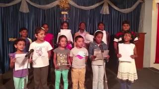 Hark now hear the angels sing  BoneyM Cover  Childrens Choir [upl. by Nanette570]