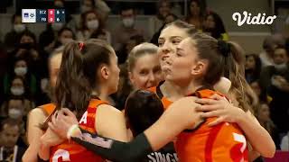 Eczacibasi Dynavit vs Fenerbahce Opet  Semifinal  Womens Turkish Cup 2021 22 [upl. by Attirb782]