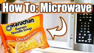 How To Make Ramen Noodles in the Microwave [upl. by Notaek]