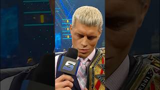 Cody Rhodes talks about being at the top of the industry [upl. by Angelina349]