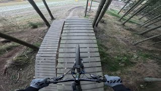 Bikepark koprivna Spicy freeride full run 2024 [upl. by Felicidad]