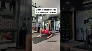 Abdominal Separation and Diastasis Recti Friendly Core Routine [upl. by Priebe753]