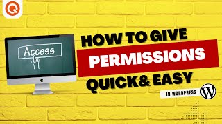 How to Give Permissions to Users with WordPress Quiz Plugin [upl. by Jami]