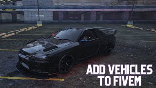 Add Custom Cars To Your FiveM QBCore Server Updated [upl. by Seravart819]