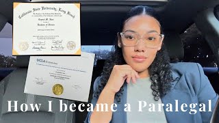 How to become a Paralegal  How to get a Paralegal Job  My journey amp Steps to become a Paralegal [upl. by Ecnarret]