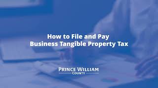 How to File and Pay Business Tangible Property Tax [upl. by Aihsyn]