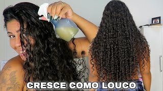 CABELO CRESCE EM 10 DIAS COM APENAS 2 INGREDIENTES MÁGICOS [upl. by Eniortna]