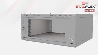 NL Szafa RACK Standard 19 4U 450 grijs glas [upl. by Aitra]