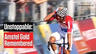 How Van Der Poel Launched An Amstel Gold Surprise Win [upl. by Eartnoed]