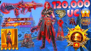 120K UC🤯 I PLAYED With NEW Feral Ravager SET amp Lv 7 HIT EFFECT Abyssal Howl  AUG🔥  PUBG MOBILE [upl. by Anehsuc]