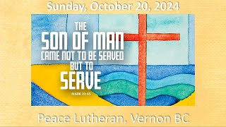 TwentySecond Sunday after Pentecost Worship Service October 20 2024 [upl. by Rianna]