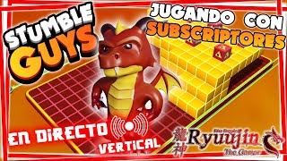 🔴📱JUGANDO CON SUSCRIPTORES  STUMBLE GUYS DIRECTO VERTICAL❤️🐉live shortlive shortvideo TMNTxSG [upl. by Tteve]