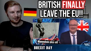 Reaction To heuteshow Brexit The British have finally left the EU [upl. by Jarrad]