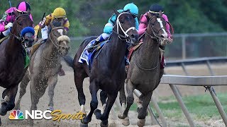 Preakness Stakes 2019 FULL RACE jockey John Velazquez thrown from horse  NBC Sports [upl. by Jehanna]