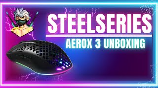 SteelSeries Aerox 3  UNBOXING [upl. by Litnahs]