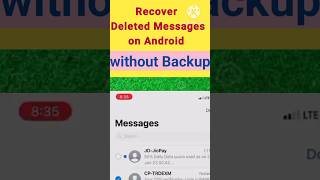 how to retrieve deleted text messages on Android  how to recover deleted text messages on Android [upl. by Kline]