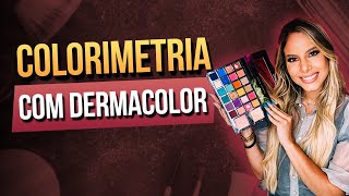 Colorimetria com Dermacolor Kryolan completo maquiadoradeproposito [upl. by Efeek]