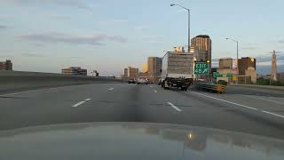 Connecticut Drive Hartford via the Yankee Expressway I84 in a Ford Crown Victoria [upl. by Letreece119]