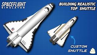 How To Build Space Shuttle In Spaceflight Simulator Top View [upl. by Daph]