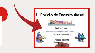 Posições para Exames Enfermagem [upl. by Procto]