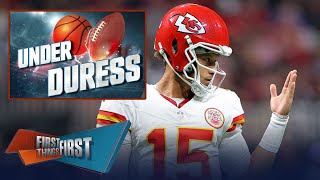 Patrick Mahomes Caleb Williams and Micah Parsons are Under Duress in Week 4  FIRST THINGS FIRST [upl. by Assirual599]