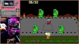 335  Beating Splatterhouse Wanpaku Graffiti NES and more  20241007 [upl. by Pedaias]